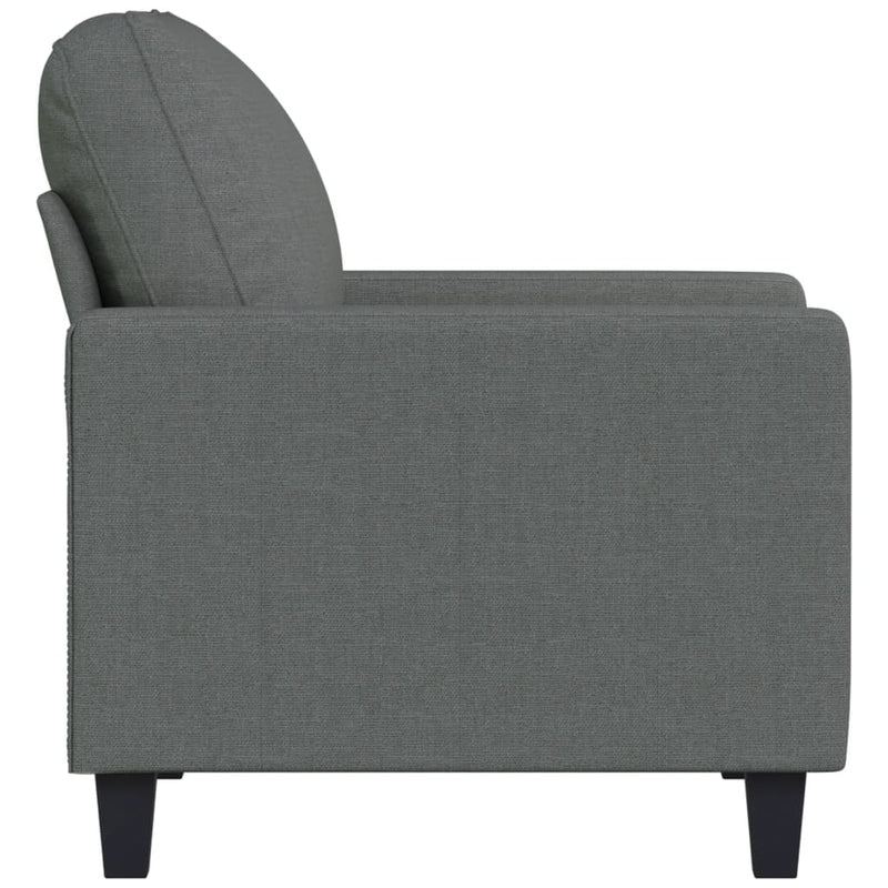 Sofa Chair Dark Gray 23.6" Fabric