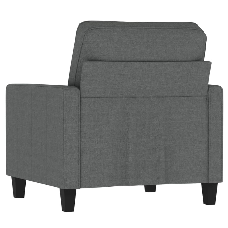 Sofa Chair Dark Gray 23.6" Fabric