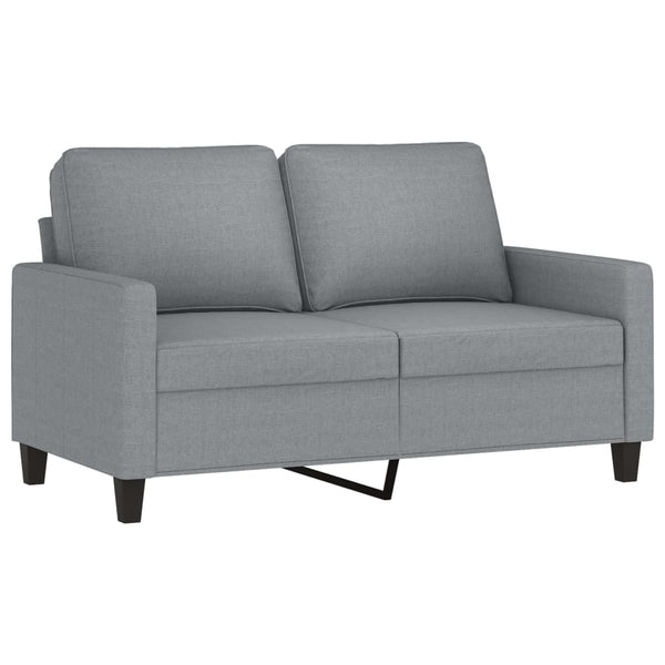 2-Seater Sofa Light Gray 47.2" Fabric