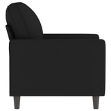 Sofa Chair Black 23.6" Velvet