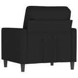 Sofa Chair Black 23.6" Velvet