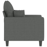 Sofa Chair Dark Gray 23.6" Fabric