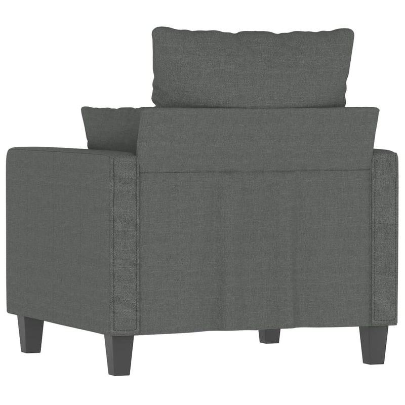 Sofa Chair Dark Gray 23.6" Fabric