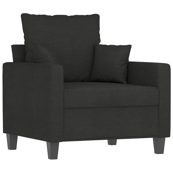 Sofa Chair Black 23.6" Fabric