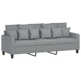 3-Seater Sofa Light Gray 70.9" Fabric