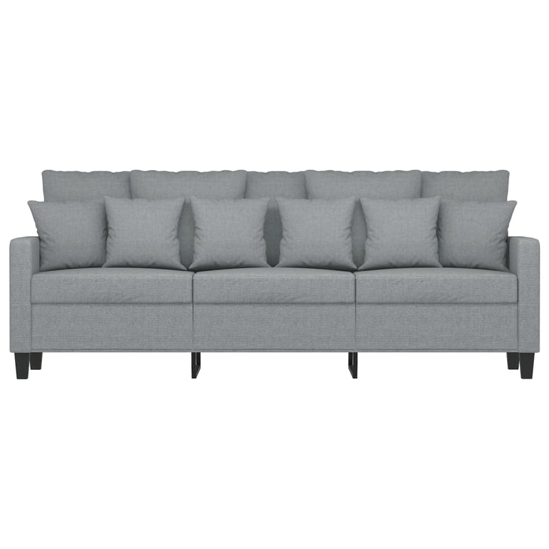 3-Seater Sofa Light Gray 70.9" Fabric