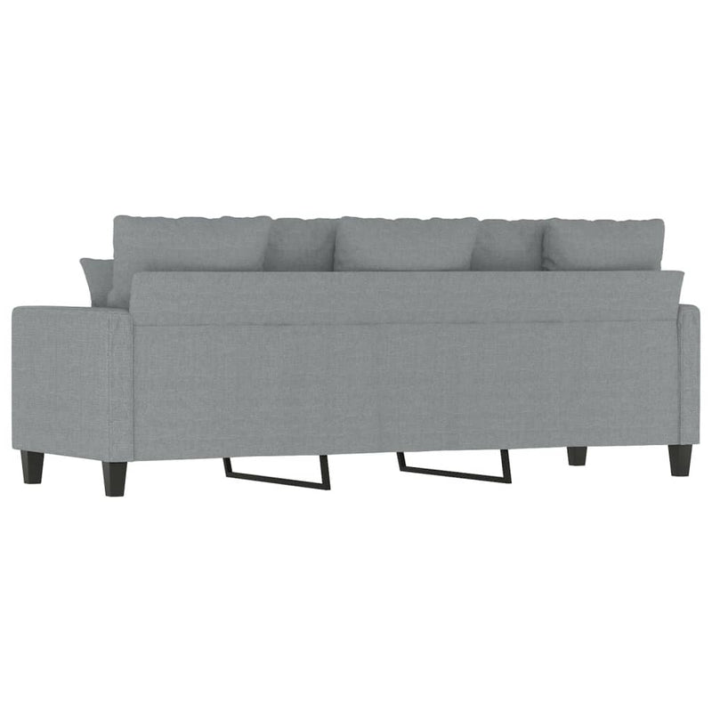 3-Seater Sofa Light Gray 70.9" Fabric