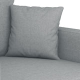 3-Seater Sofa Light Gray 70.9" Fabric