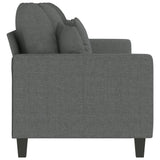 3-Seater Sofa Dark Gray 70.9" Fabric