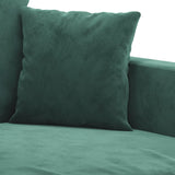 Sofa Chair Dark Green 23.6" Velvet