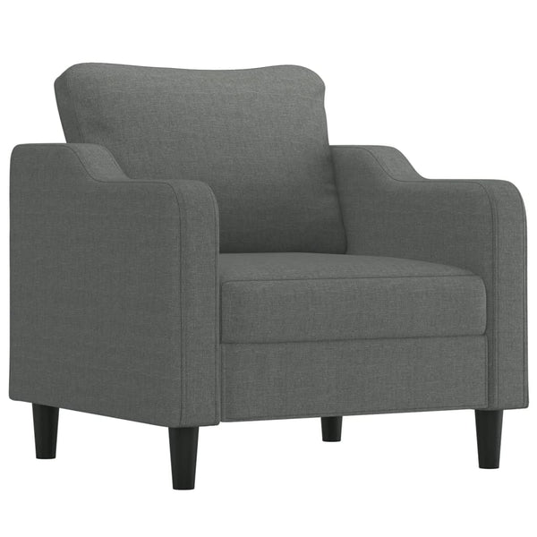 Sofa Chair Dark Gray 23.6" Fabric