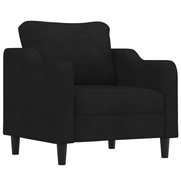 Sofa Chair Black 23.6" Fabric