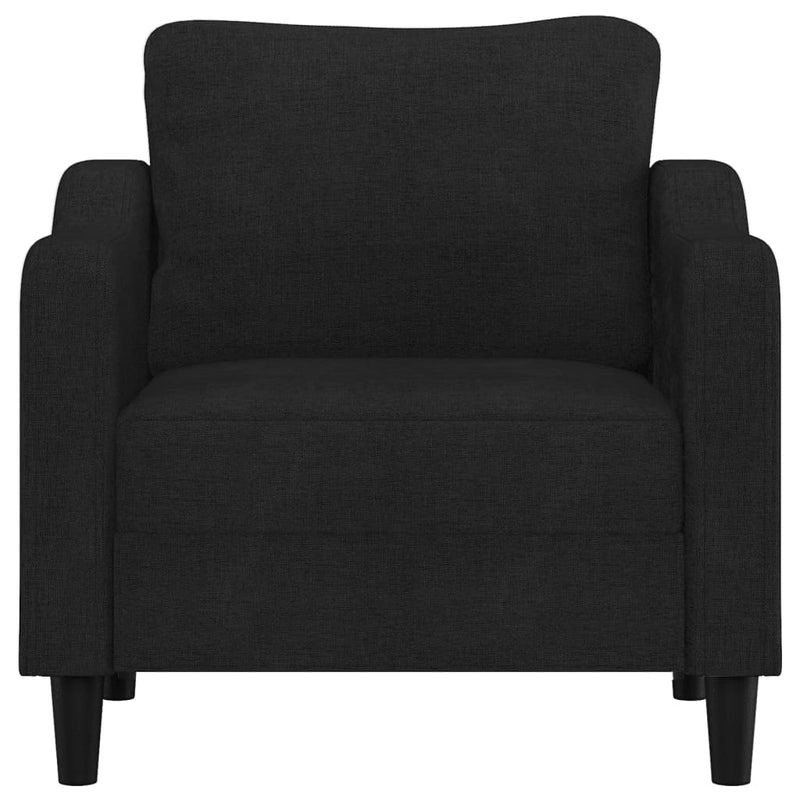 Sofa Chair Black 23.6" Fabric