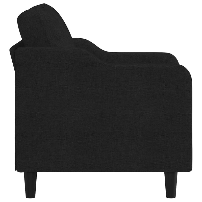 Sofa Chair Black 23.6" Fabric