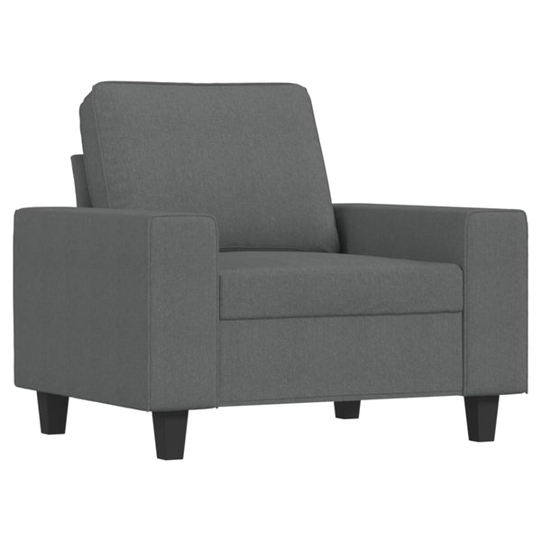 Sofa Chair Dark Gray 23.6" Fabric