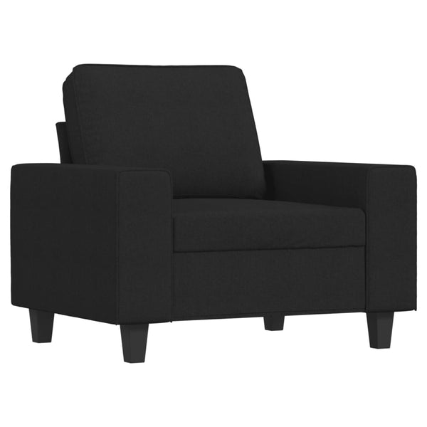 Sofa Chair Black 23.6" Fabric