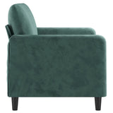 2-Seater Sofa Dark Green 47.2" Velvet