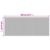 Room Divider Gray 65"x157.5" Bamboo