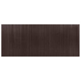 Room Divider Dark Brown 65"x157.5" Bamboo