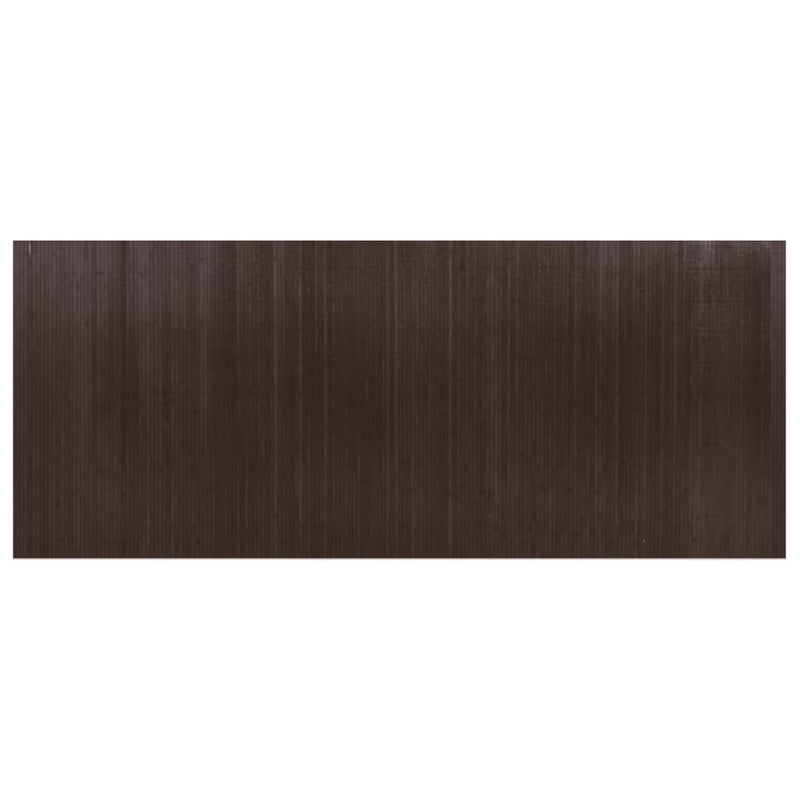 Room Divider Dark Brown 65"x157.5" Bamboo