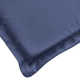 Sun Lounger Cushion Navy Blue Oxford Fabric