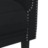 Sofa Chair Black Velvet