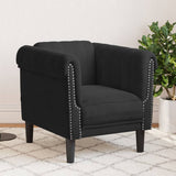 Sofa Chair Black Velvet