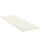 Sun Lounger Cushion Melange Cream 73.2"x22.8"x1.2" Fabric