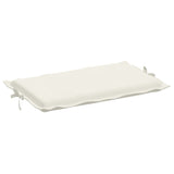 Sun Lounger Cushion Melange Cream 73.2"x22.8"x1.2" Fabric