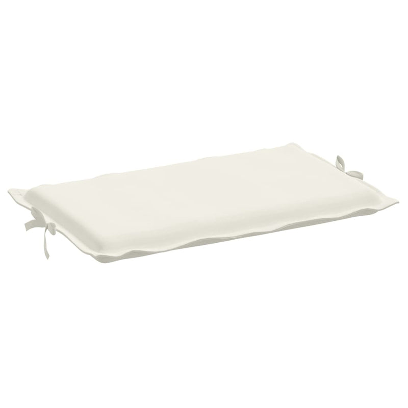 Sun Lounger Cushion Melange Cream 73.2"x22.8"x1.2" Fabric