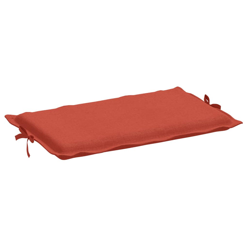 Sun Lounger Cushion Melange Red 73.2"x22.8"x1.2" Fabric