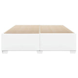 Bed Frame without Mattress White California King Faux Leather