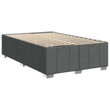 Bed Frame without Mattress Dark Gray Full Fabric