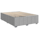 Bed Frame without Mattress Light Gray Queen Fabric