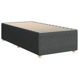 Bed Frame without Mattress Dark Gray Twin XL Fabric