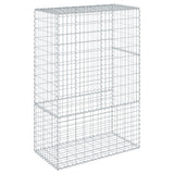 Gabion Basket with Cover 39.4"x19.7"x59.1" Galvanized Iron