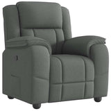 Recliner Chair Dark Gray Fabric