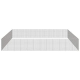 Free Range Animal Enclosure 48-Panel 21.3"x39.4" Galvanized Iron