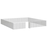 Free Range Animal Enclosure 48-Panel 21.3"x39.4" Galvanized Iron