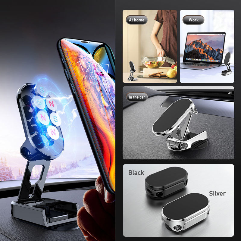 Folding Magnetic Car Mobile Phone Holder